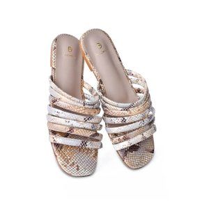 Women's Python Sandal Slides